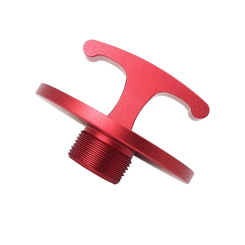 DOCA Aluminum Alloy-Oil Filter Plug Toolï¼ŒOil Filter Plug Cap Off Tool for Dodge Ram 05083285AA MO285 Turbo Diesel 5.9L 6.7L Cummins (Red) â€¦ - Image 1